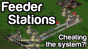 Openttd is an open source transport simulation game similar to the popular microprose game transport tycoon deluxe. Using Feeders To Cheat Station Rating Openttd Game Mechanics 03 Youtube