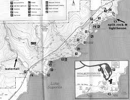 Split Rock Lighthouse Park Hiking Trail Map