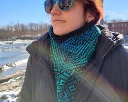 Ombre Geometric Cowl