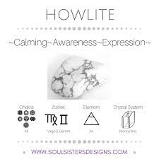 Metaphysical Healing Properties Of Howlite Including Associated Chakra Zodiac And Element Along With Cr Crystal Healing Stones Crystals Metaphysical Healing