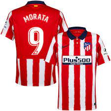 Drittes trikot mit kompassnadel auf dem nacken. Nike Atletico Madrid Morata 9 Home Trikot 2020 2021