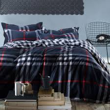 3 pieces green plaid crib bedding sets for boys, navy green baby boy nursery bedding sets, rustic checks design in blue, navy, teal, mint and grey color. Navy Red Plaid Pattern Comforter Sets King Size With Blue Sky Bedroom Wall Idea And Black Metal B Queen Size Bed Sets Patterned Bedding Sets Blue Bedding Sets