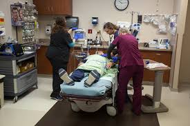 Each year the emergency rooms see about 118 million people (1 in three people in the united states) and from those people 35 million people are admitted to the hospital to enjoy one of those 900,000 beds. Emergency Room Hamilton Memorial Hospital