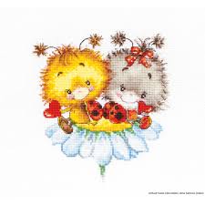 Visit cross stitch designer websites. Buy Set For Cross Stitching Luca S 2 Ladybugs On Camomiles 17 39