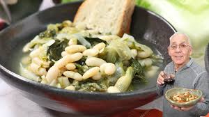 Add broth, water, beans, parmesan rind and bay leaves and bring to a simmer. Pasquale Sciarappa Escarole And Beans Recipe Facebook