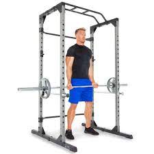 Progear 1600 Ultra Strength 800lb Weight Capacity Power Rack Cage With Lock In J Hooks Walmart Com Power Rack Adjustable Weight Bench Pull Up Grips