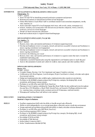 Work is assigned and supervised by the executive director of the habitat for humanity of the greater harrisburg area. Specialist Development Resume Samples Velvet Jobs