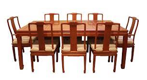Chinese Rosewood Ming Style Dining Set Table Eight Chairs On Chairish Com Please Feel Free To Contact Us About This R Rosewood Dining Dining Chairs Dining