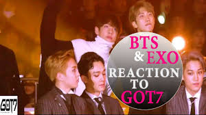 Beli koleksi fans got7 online lengkap edisi & harga terbaru october 2021 di tokopedia! 170104 Bts Exo Reaction To Got7 Best Video Quality And Perfect Angle Youtube