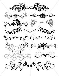 Divider Lines Flourish Swirls And Ornamental Borders By Tuitrading Love Symbol Tattoos Stencil Pattern Line Work Tattoo