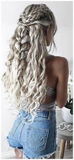 Click through for all the ultimate inspo you need when it comes to popular braided hairstyles. 29 Stunning Festival Hair Ideas You Need To Try This Summer Stepbystephairbraid Hairbraidtutorials Click Now Festival Hair Braids Grey Curly Hair Hair Styles