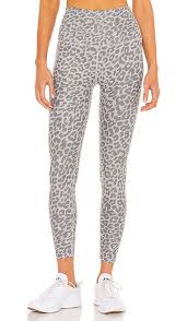 Spacedye Printed Caught In The Midi High Waisted Legging In Beige Editorialist