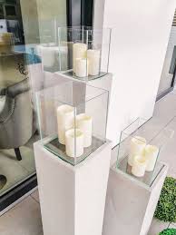 Diy Windlichtsaulen Aus Beton Diy Vase Selbermachen Beton Und Windlicht Diy