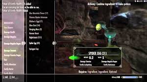 Skyrim Fortify Alchemy Potion Recipe