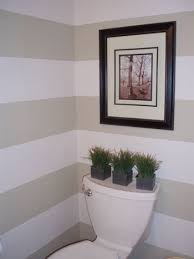 Reader Redesign Row Row Row Your Walls Striped Bathroom Walls Girl Bathrooms Guest Bathroom Small