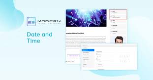 Date And Time Modern Events Calendar
