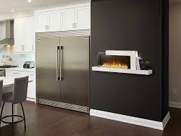 Realistic logs and an adjustable flame effect add an inviting ambience to your living room, bedroom or den. Napoleon 60 In Stylus Wall Mount Electric Fireplace Nefp32 5019w Napoleon