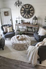 Idea For Sitting Area Love The Ottoman Rustic Living Room Furniture Farmhouse Living Room Furniture Rustic Farmhouse Living Room