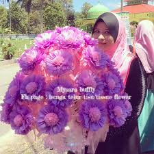Nanti aimi update lagi ye tutorial ini dengan cara membuat bunga pula! Bunga Telur Daisy Pink Purple Bunga
