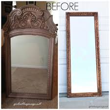 Painting A Mirror Frame Easy Yet Stunning Ideas Girl In The Garage Painting Mirror Frames Painted Mirror Diy Mirror Painting