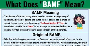 Bamf Meaning What Does Bamf Mean And Stand For 7esl Slang Words Words To Use Words