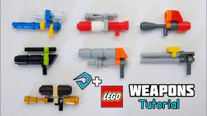 Armas De Lego Tutorial Lego Weapons Lego Guns Youtube