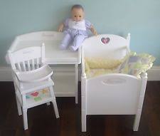 Bitty Baby High Chair Retired American Girl Bitty Baby Lot Doll Crib Bedding Changer High Chair Bitty Baby High Chair Cribs