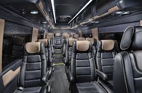 Sprinter Rv Bus And Limo Seating Options Premier Products Rvtransport Luxury Bus Bus Interior Luxury Car Interior