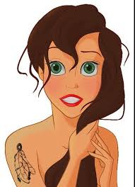 Ariel With Brown Hair Google Search Disney Ariel The Little Mermaid Disney Art