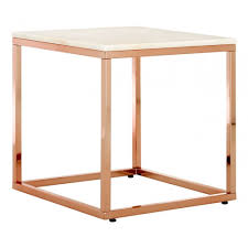 Check spelling or type a new query. Signature By No18 White Marble Rose Gold Side Table Tables From No18 Interiors Uk