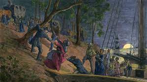 A series of escape routes and hiding places that fugitive slaves used to escape the south before and during the civil war. Underground Railroad History
