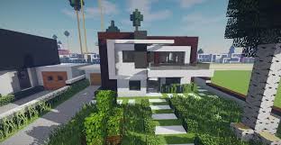 Then build it in your own world. Modern House 12 Schematics Minecraft Map