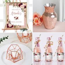 A wide choice of paper, size & style options. Rose Gold Bridal Shower Color Scheme Archives Elegant Wedding Ideas