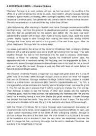 The classic disney animated characters play the roles in this animated retelling of the charles dickens masterpiece. A Christmas Carol C Dickens Summary Docsity