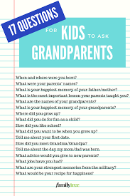 There are plenty of questions to ask older people that will get them to impart important lessons, juicy stories, and advice you will use to fill your book. Family History Questions For Kids To Ask Grandparents Family History Projects Family History Family History Book