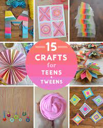 Whether you're updating your teenager's room or making space for their whole crew, these stylish and practical ideas are 100% teen approved! 14 Crafts For Teens And Tweens Artbar