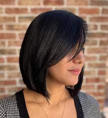 Pull one strand over the center, and then use. 25 Latest Medium Length Hairstyles With Bangs For 2021