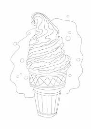 Carte de fête humroristique à imprimer. Coloriage Creme Glacee 90 Pieces Imprimer Gratuitement