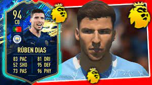 #fifa21 future star @easportsfifa #futurestars. Tots Dias Review 94 Tots Ruben Dias Player Review Fifa 21 Ultimate Team Youtube