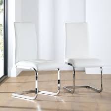 Free shipping on many items | browse your favorite brands. Perth White Leather Dining Chair Chrome Leg Furniture And Choice
