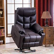 New Relaxixi Power Lift Recliner Chair Electric Recliners For Elderly Heated Vibration Massage Sofa Brown Furniture Living Room Lift Recliners Recliner Chair
