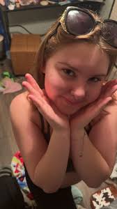 I am working, looking down at my laptop, but I look like I'm sleeping bc  Tara always makes my eyelashes so long and thick. Like a Disney Princess  without the C-Cups. Hair: @