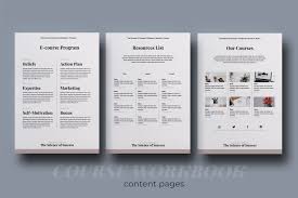 Online Course Bundle Canva Templates In 2020 Workbook Template Ebook Template Magazine Template