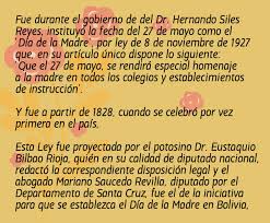 Sin duda, una de las mejores imágenes del día de la madre 2021 para compartir por whatsapp. 27 De Mayo Dia De La Madre Fechas Civicas De Bolivia Ibolivia