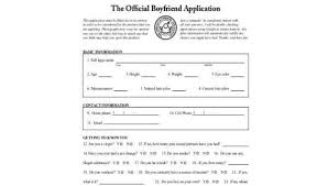 We found the dating sites and apps with the most. Free 7 Sample Boyfriend Application Forms In Pdf Ms Word