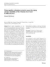 Malaysia marine water quality standards and index. Pdf Water Quality Evaluation System To Assess The Status And The Suitability Of The Citarum River Water To Different Uses Mohamad Ali Fulazzaky Academia Edu