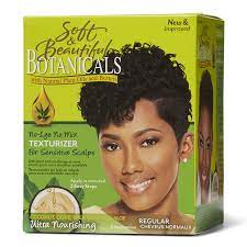 Soft Beautiful Botanicals Regular Texturizer Textured Hair Curl Pattern Sensitive Scalp