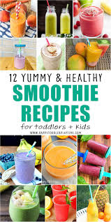 12 Smoothie Recipes For Toddlers Kids Happy Toddler Playtime In 2020 Smoothie Recipes Tropical Smoothie Recipes Toddler Smoothie Recipes
