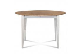 table ronde extensible en chene allonge et pieds fuseles table ronde extensible table ronde bois meuble en chene massif