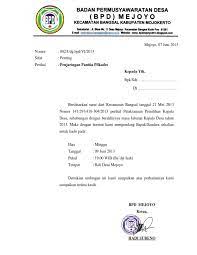 Hormat kami, kepala desa sunggingan. Contoh Surat Undangan Rapat Pembentukan Panitia Pilkades